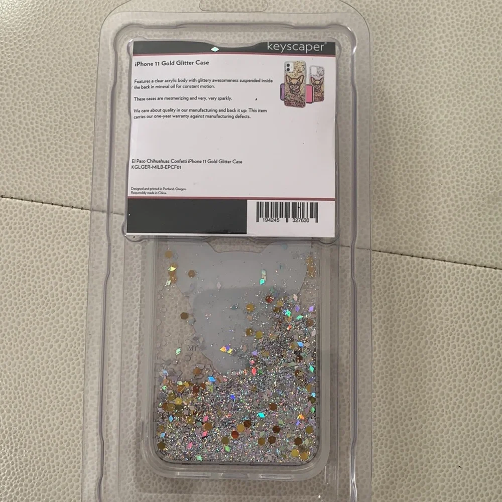 MiLB El Paso Chihuahuas Confetti Design iPhone 11 Clear Case NEW Collectable